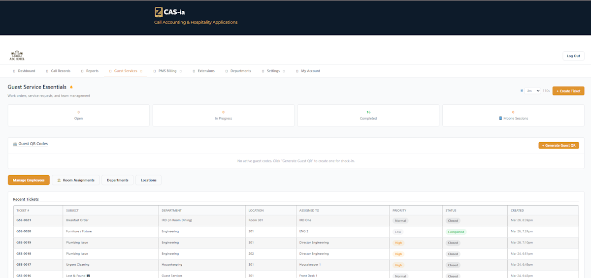 Admin Dashboard — GSE Overview