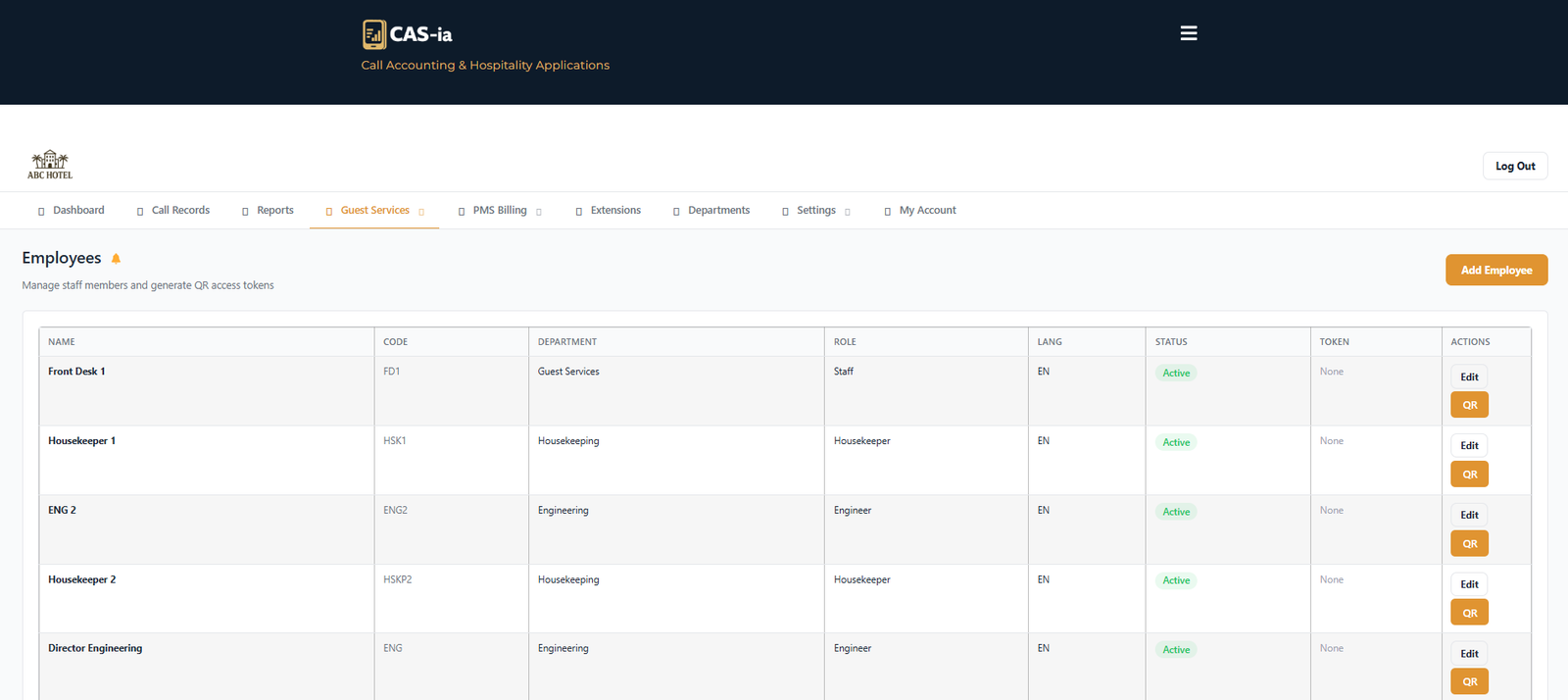 QR Code Generation Modal